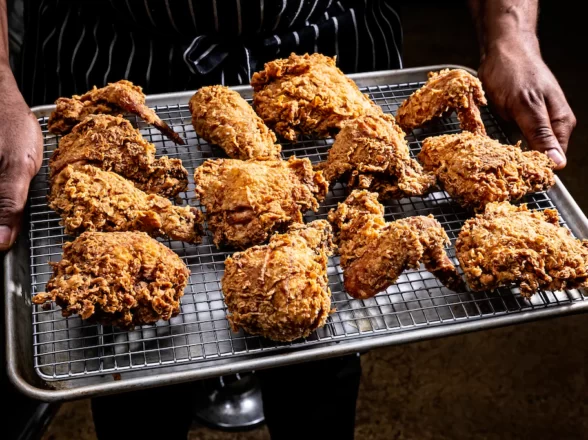 Fine-dining chefs are flocking to fried chicken for a fresh start